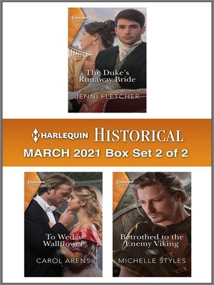 cover image of Harlequin Historical March 2021--Box Set 2 of 2
